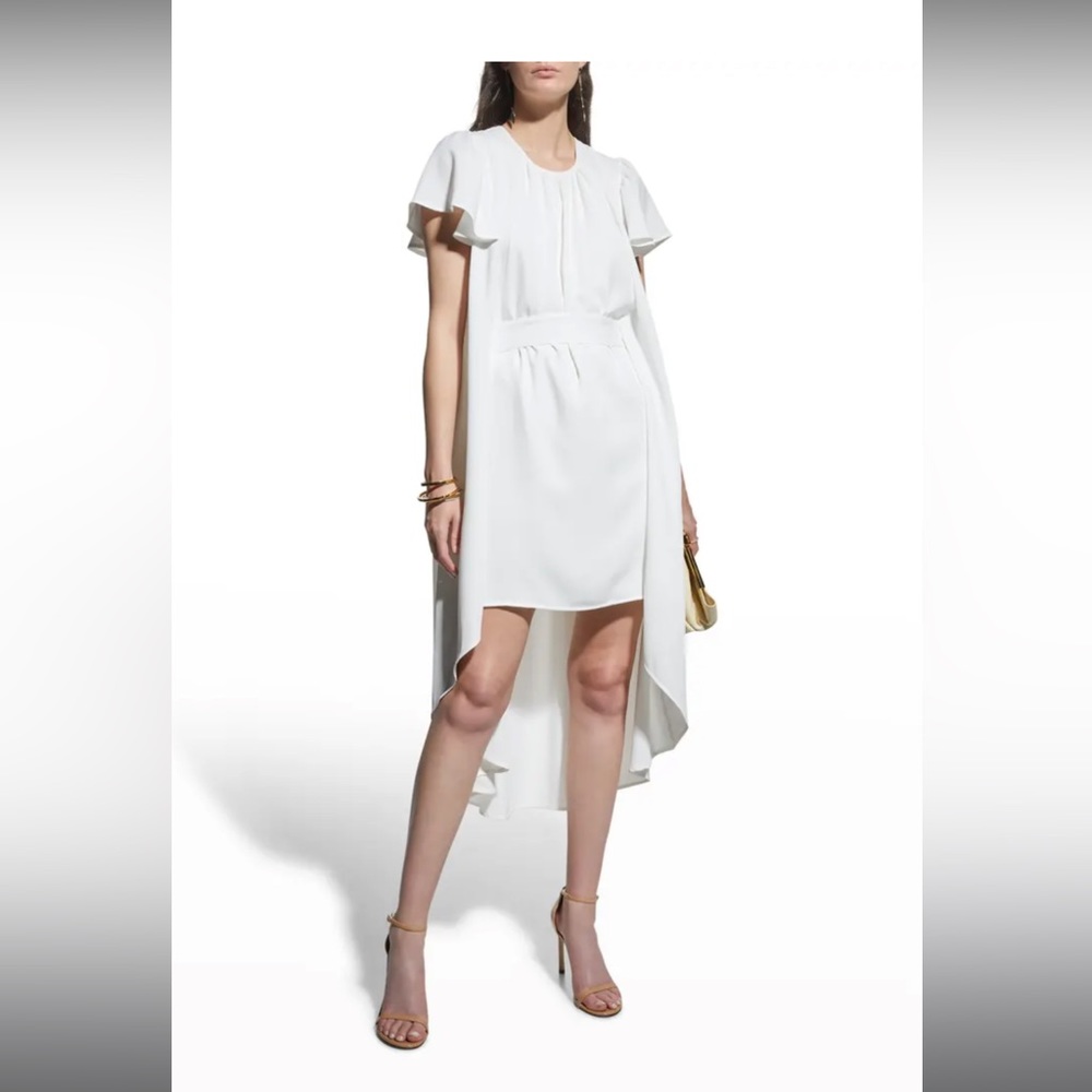 TOCCIN Scarf High-Low Maxi Dress